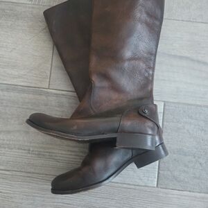 Frye Tan Leather Boots